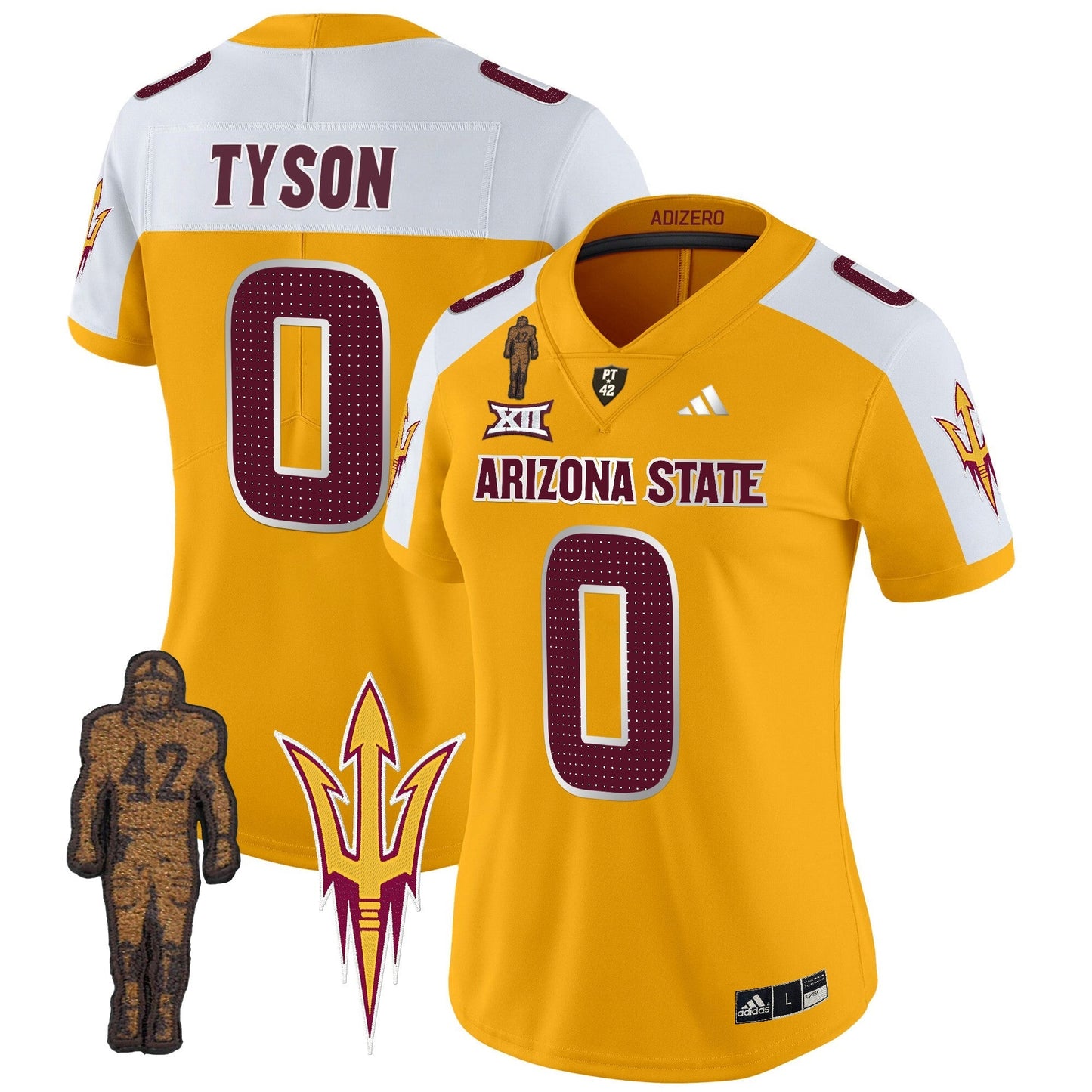 Women's ASU 2024 Pat Tillman Honoring Patch Vapor Limited Jersey V2 - All Stitched