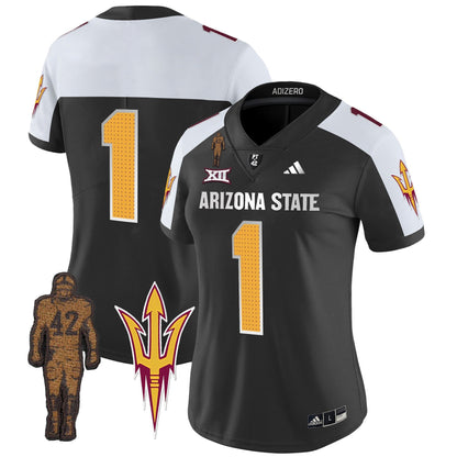 Women's ASU 2024 Pat Tillman Honoring Patch Vapor Limited Jersey V2 - All Stitched
