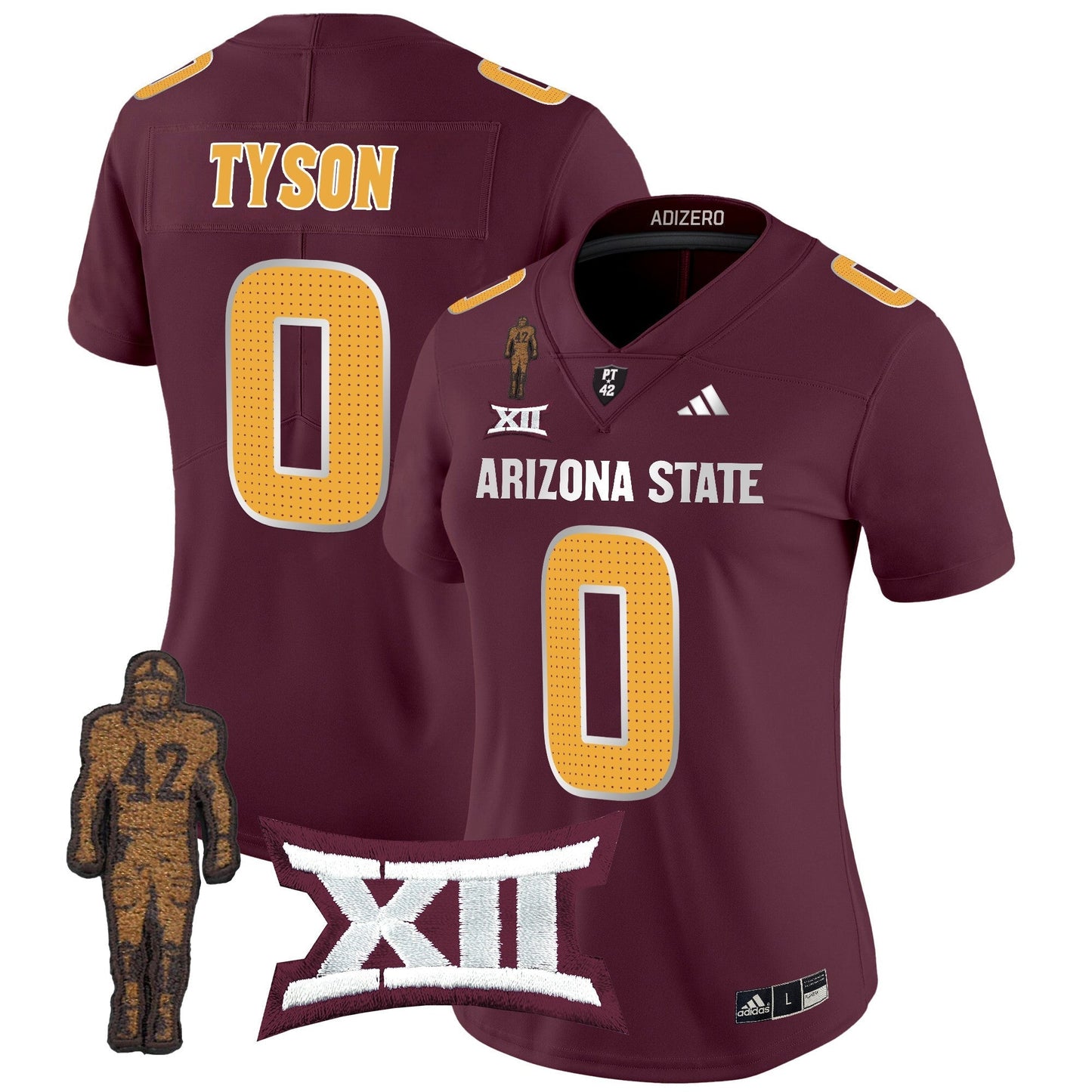 Women's ASU 2024 Pat Tillman Honoring Patch Vapor Limited Jersey V2 - All Stitched
