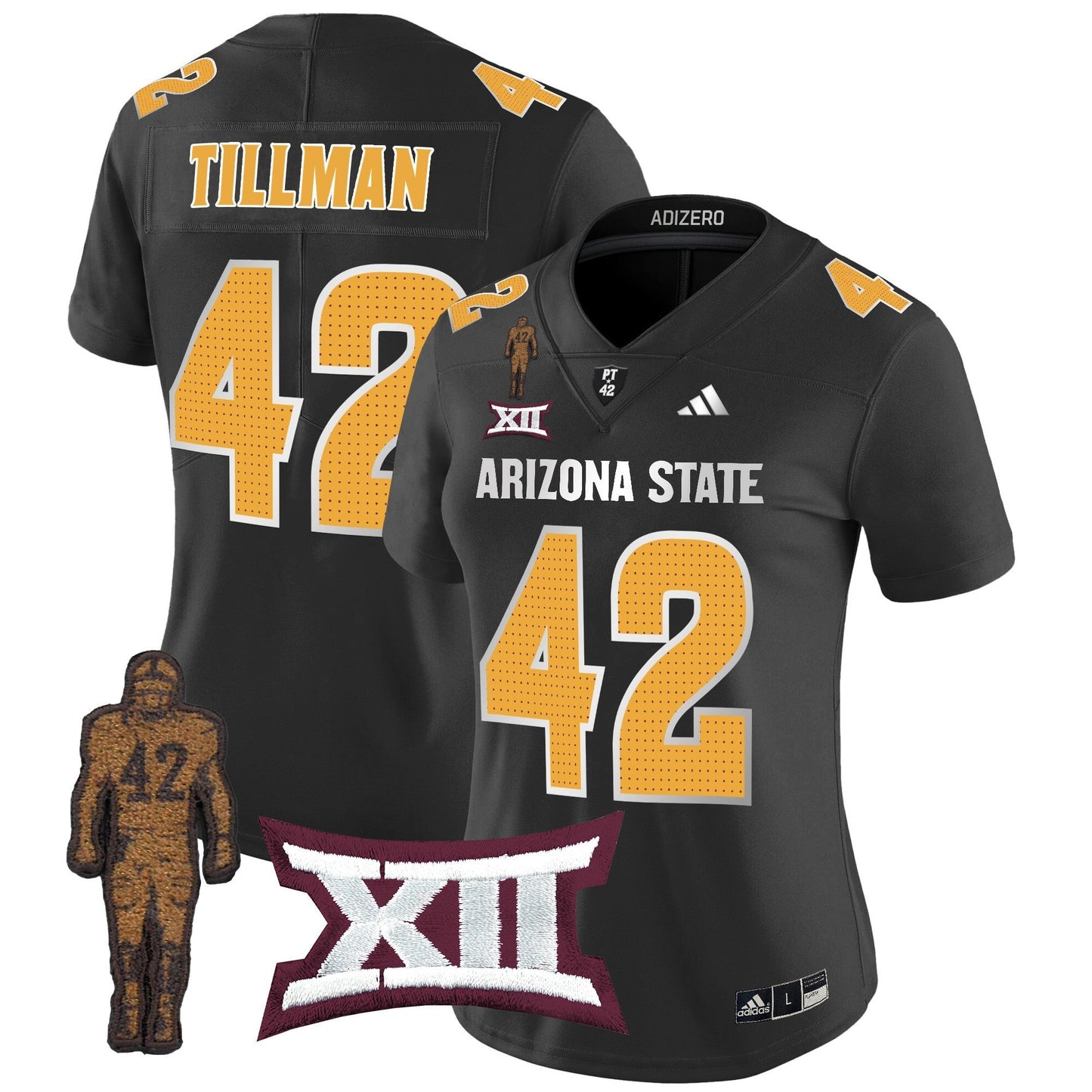 Women's ASU 2024 Pat Tillman Honoring Patch Vapor Limited Jersey V2 - All Stitched