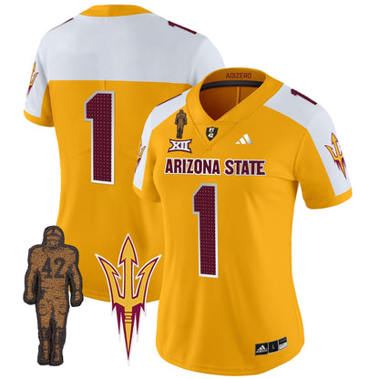 Women's ASU 2024 Pat Tillman Honoring Patch Vapor Limited Jersey V2 - All Stitched