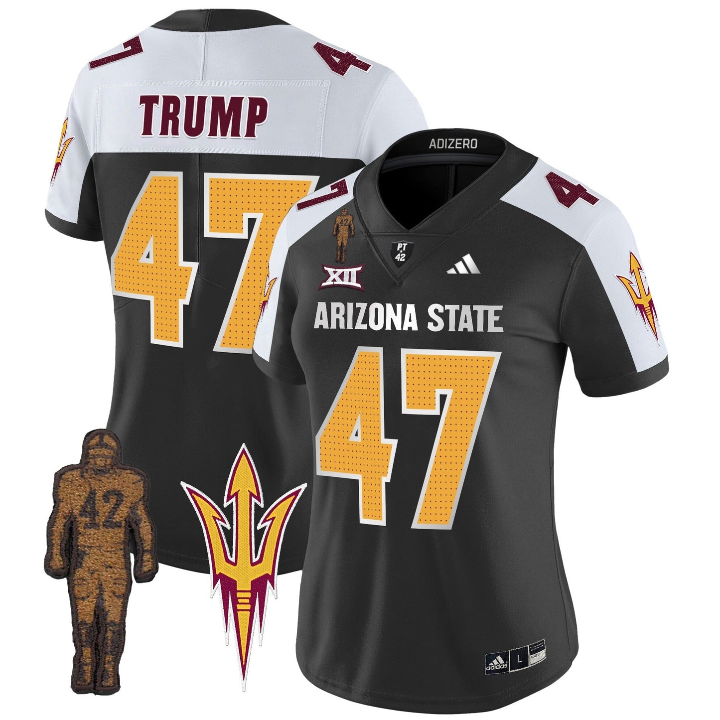 Women's ASU 2024 Pat Tillman Honoring Patch Vapor Limited Jersey V2 - All Stitched