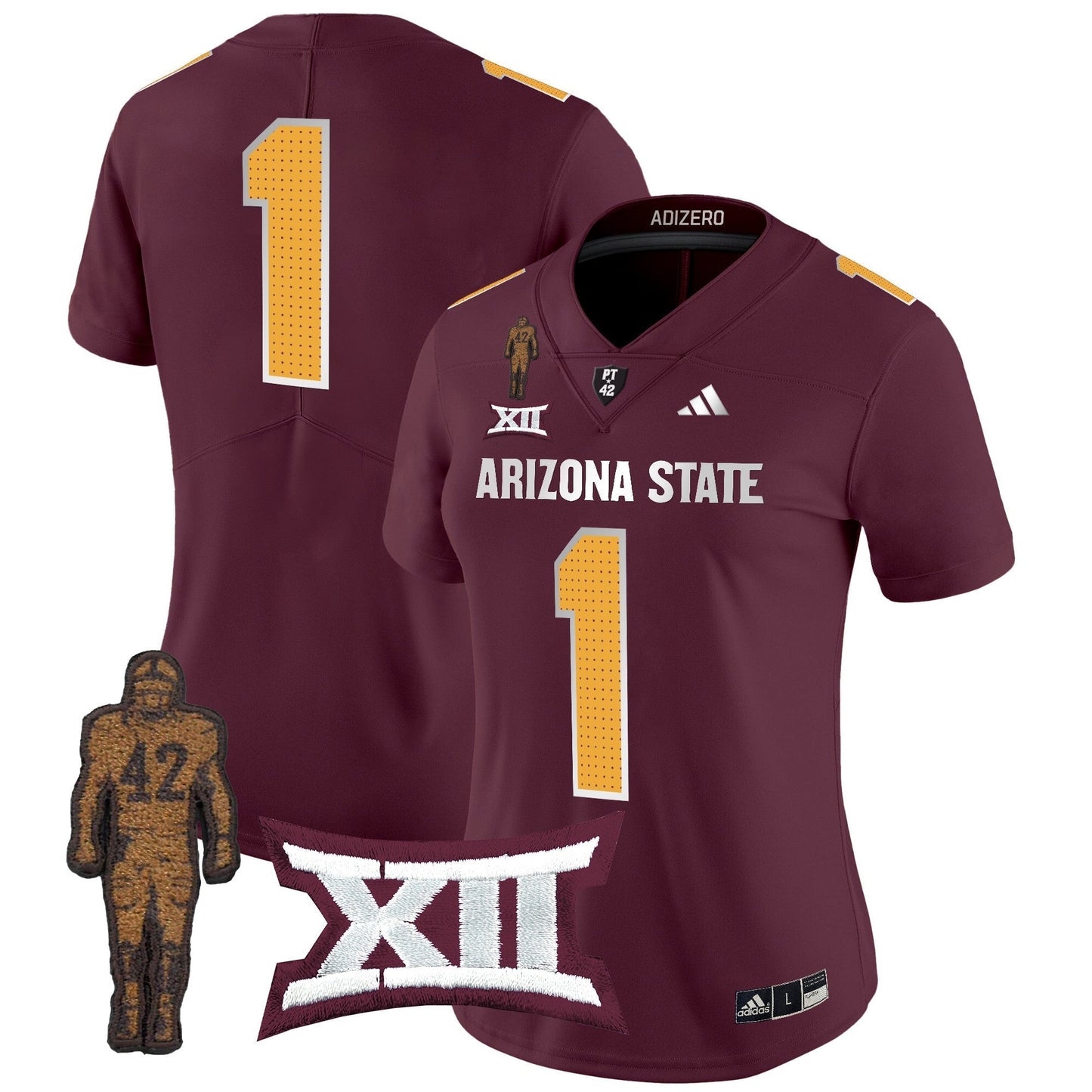 Women's ASU 2024 Pat Tillman Honoring Patch Vapor Limited Jersey V2 - All Stitched