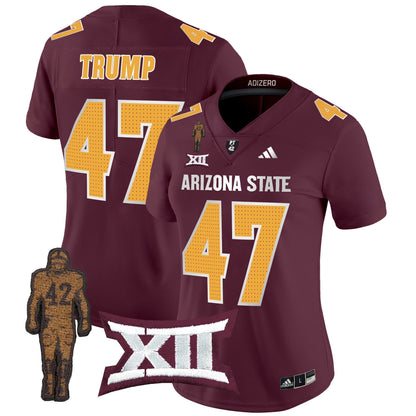 Women's ASU 2024 Pat Tillman Honoring Patch Vapor Limited Jersey V2 - All Stitched