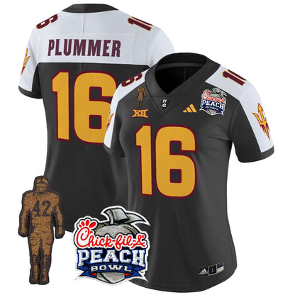 Women's Sun Devils Pat Tillman & Peach Bowl Patch Vapor Limited Jersey - All Stitched