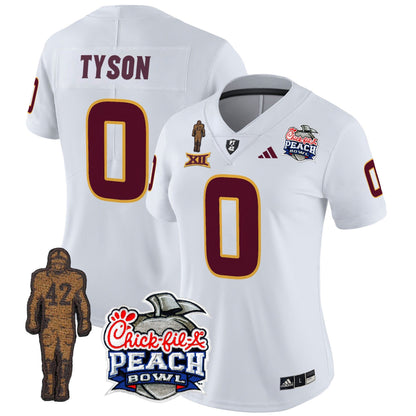 Women's Sun Devils Pat Tillman & Peach Bowl Patch Vapor Limited Jersey - All Stitched