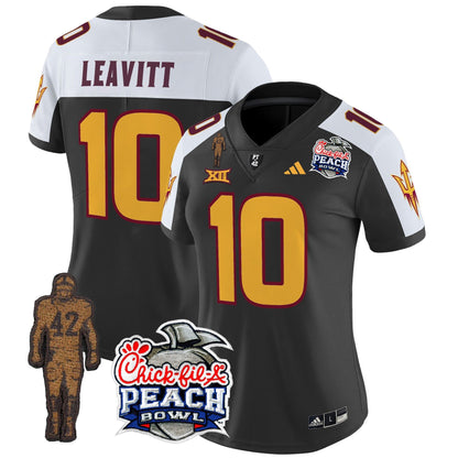Women's Sun Devils Pat Tillman & Peach Bowl Patch Vapor Limited Jersey - All Stitched