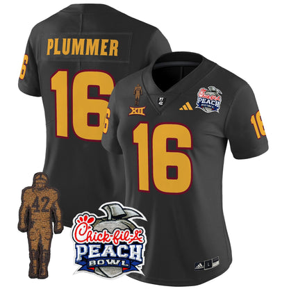 Women's Sun Devils Pat Tillman & Peach Bowl Patch Vapor Limited Jersey - All Stitched