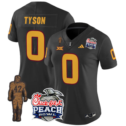 Women's Sun Devils Pat Tillman & Peach Bowl Patch Vapor Limited Jersey - All Stitched