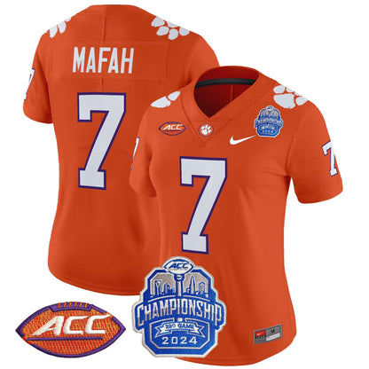 Women's CLEM 2024 ACC Championship Patch Vapor Limited Jersey - All Stitched