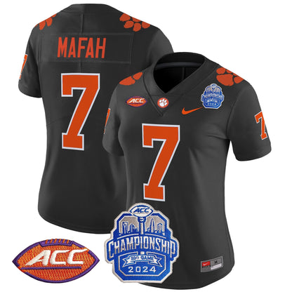 Women's CLEM 2024 ACC Championship Patch Vapor Limited Jersey - All Stitched