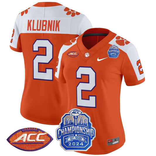 Women's CLEM 2024 ACC Championship Patch Vapor Limited Jersey - All Stitched