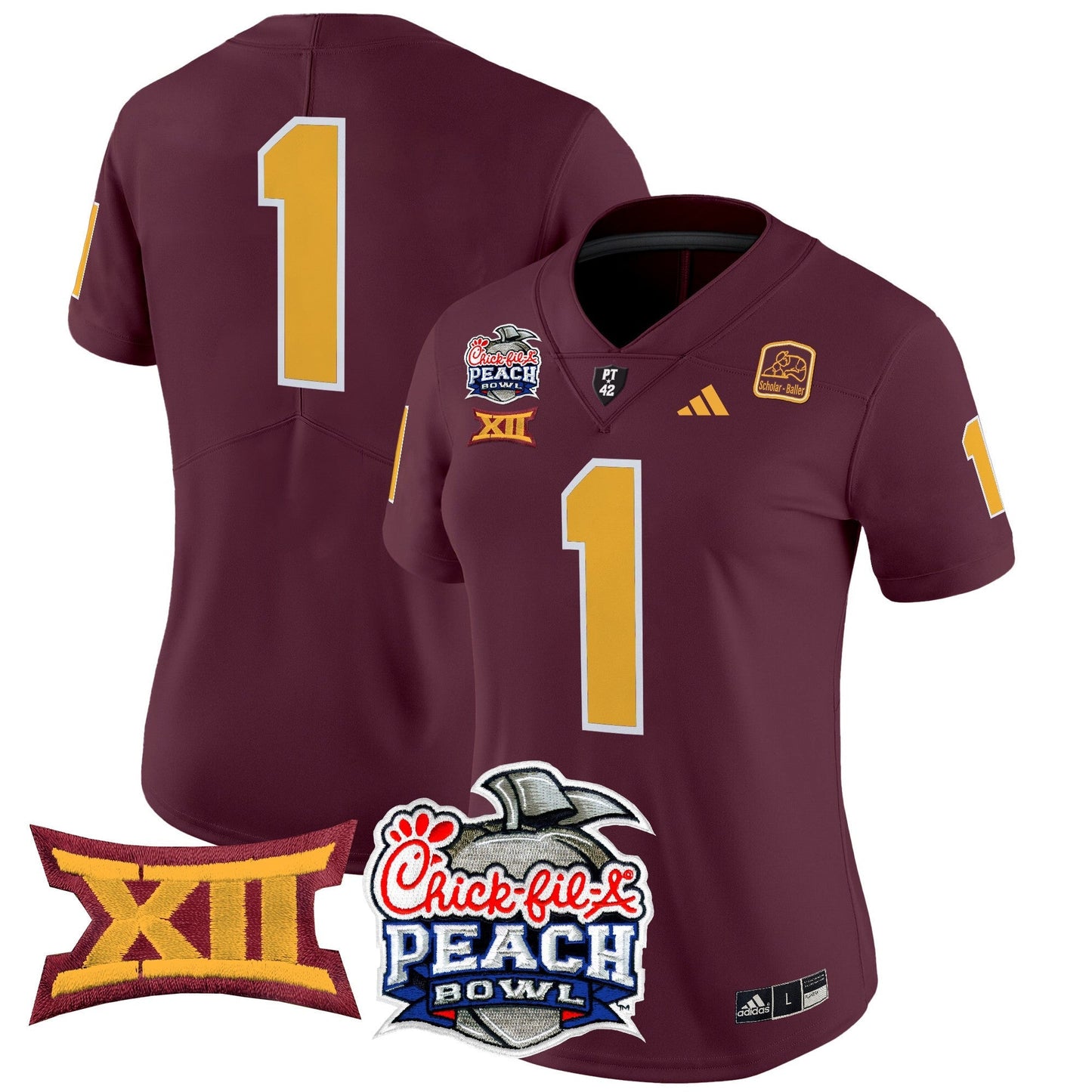 Women's ASU 2025 Peach Bowl Vapor Limited Jersey - All Stitched