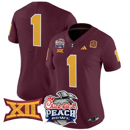 Women's ASU 2025 Peach Bowl Vapor Limited Jersey - All Stitched