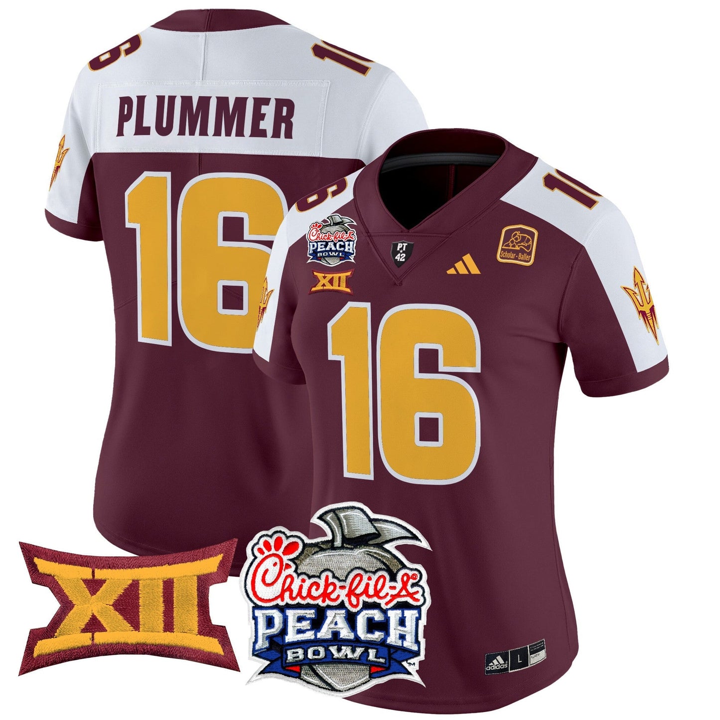 Women's ASU 2025 Peach Bowl Vapor Limited Jersey - All Stitched