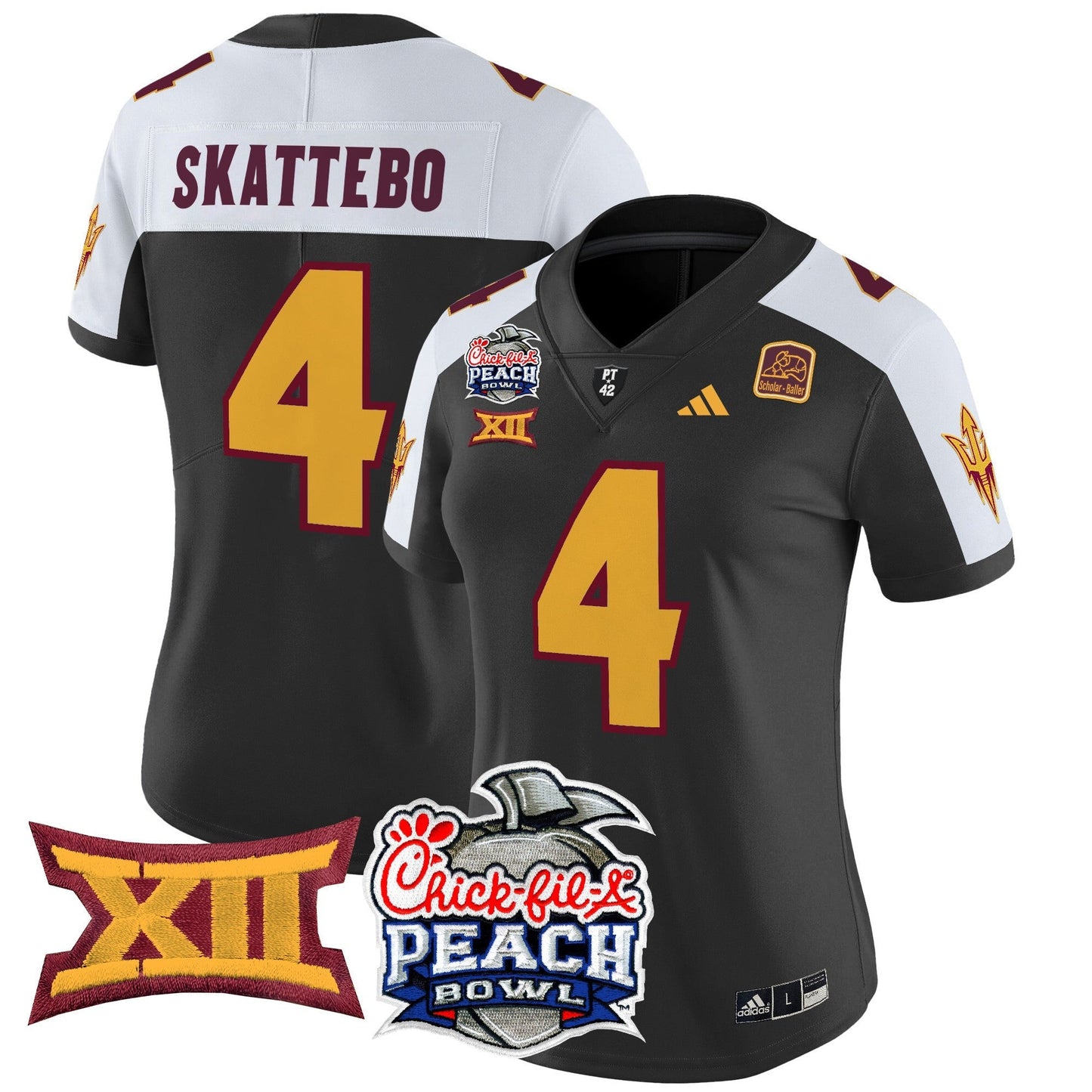 Women's ASU 2025 Peach Bowl Vapor Limited Jersey - All Stitched