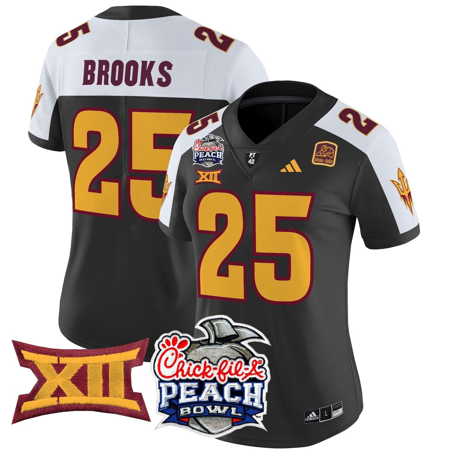 Women's ASU 2025 Peach Bowl Vapor Limited Jersey - All Stitched