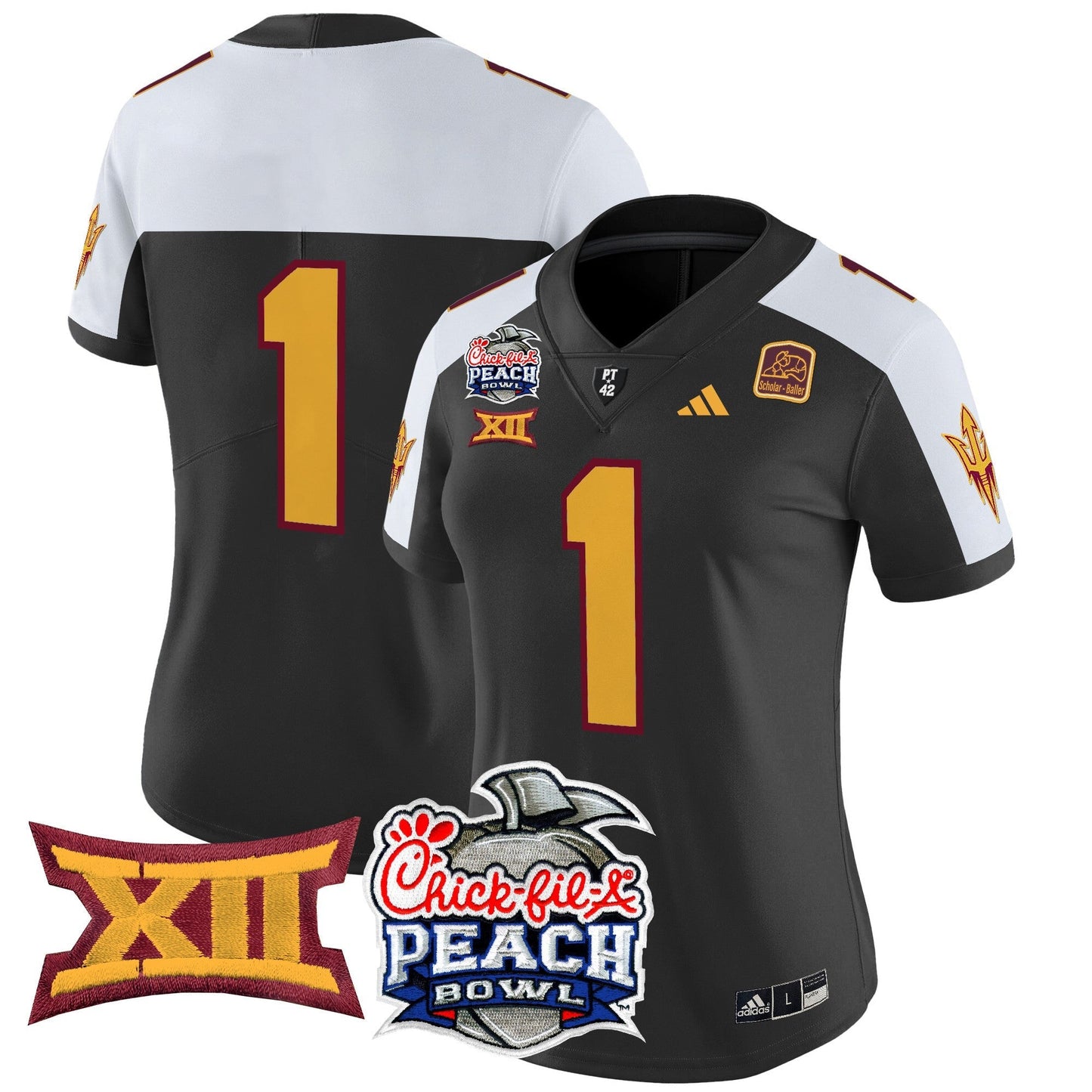 Women's ASU 2025 Peach Bowl Vapor Limited Jersey - All Stitched