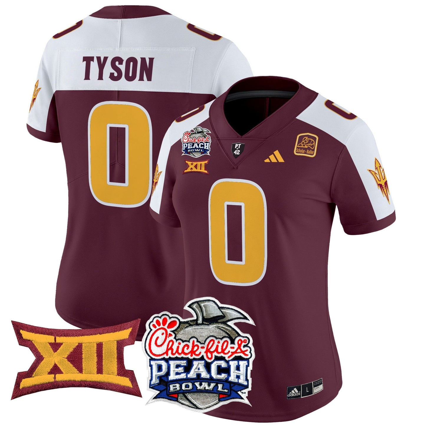 Women's ASU 2025 Peach Bowl Vapor Limited Jersey - All Stitched
