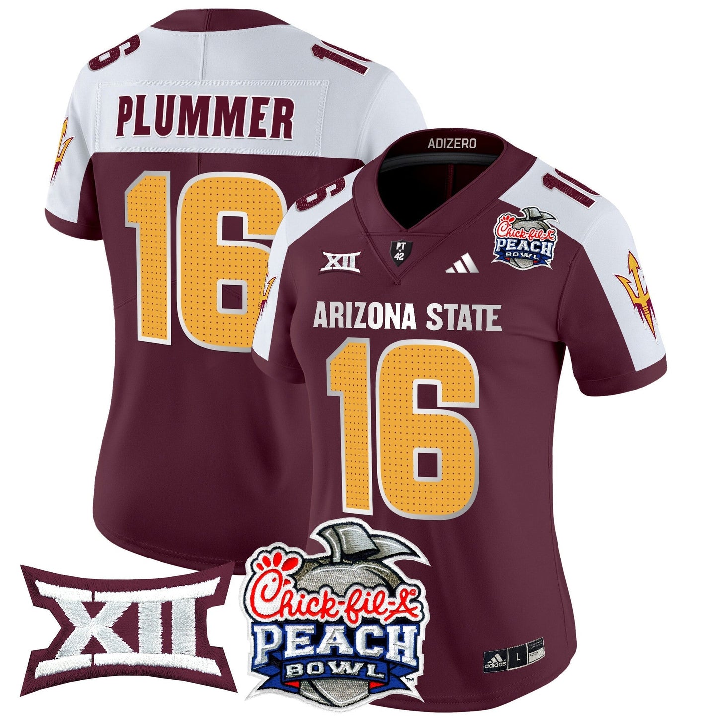 Women's ASU 2025 Peach Bowl Vapor Limited Jersey V2 - All Stitched