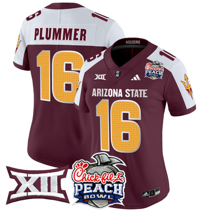 Women's ASU 2025 Peach Bowl Vapor Limited Jersey V2 - All Stitched