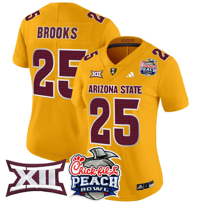Women's ASU 2025 Peach Bowl Vapor Limited Jersey V2 - All Stitched