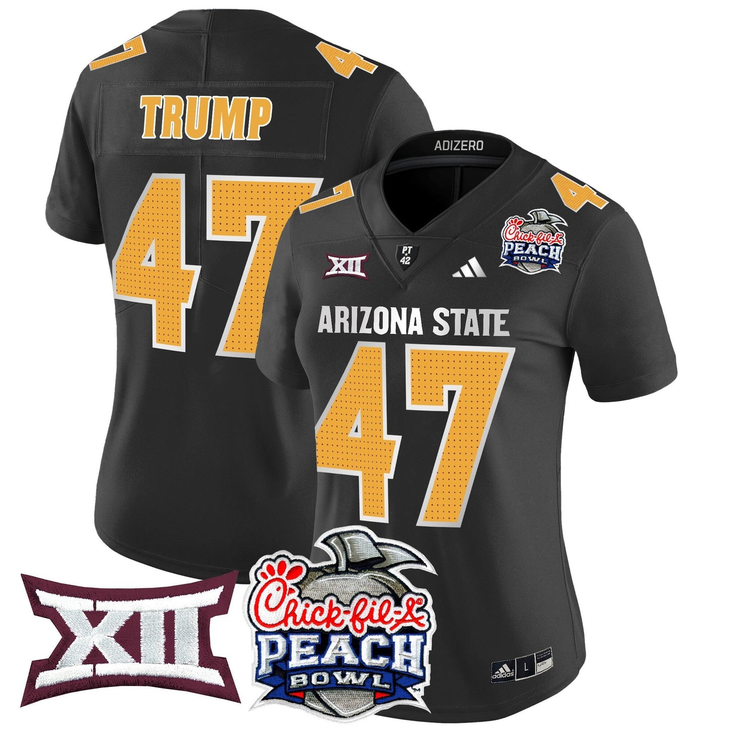 Women's ASU 2025 Peach Bowl Vapor Limited Jersey V2 - All Stitched