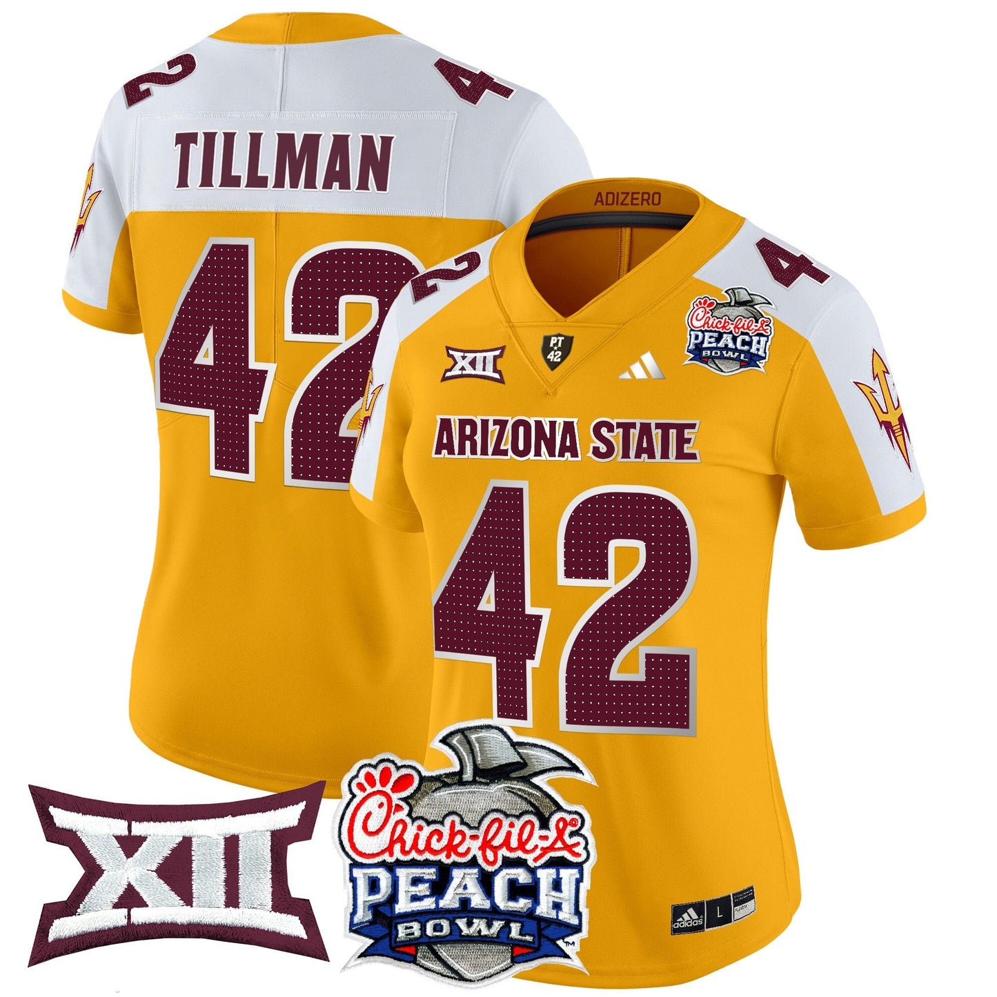 Women's ASU 2025 Peach Bowl Vapor Limited Jersey V2 - All Stitched