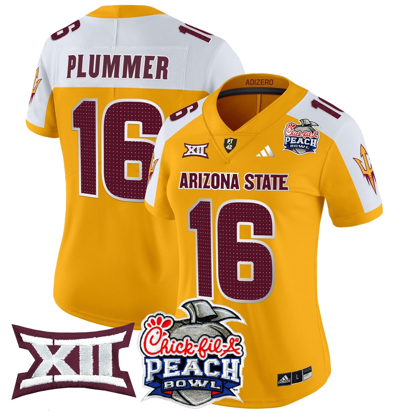 Women's ASU 2025 Peach Bowl Vapor Limited Jersey V2 - All Stitched
