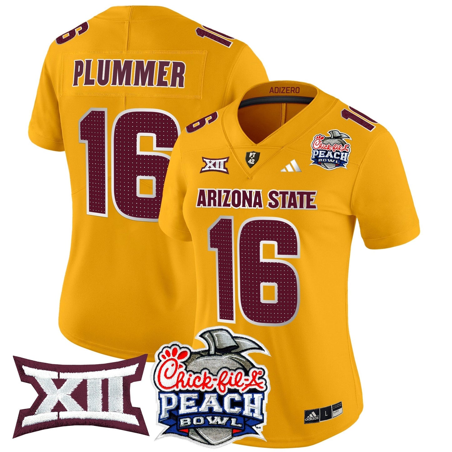 Women's ASU 2025 Peach Bowl Vapor Limited Jersey V2 - All Stitched