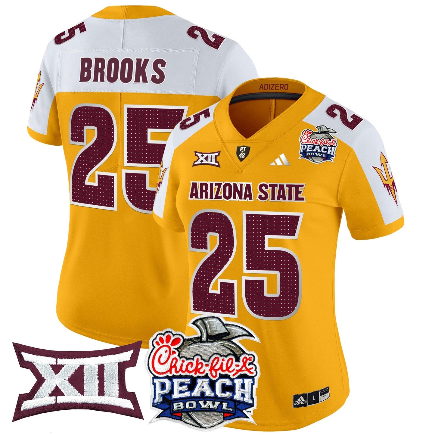 Women's ASU 2025 Peach Bowl Vapor Limited Jersey V2 - All Stitched