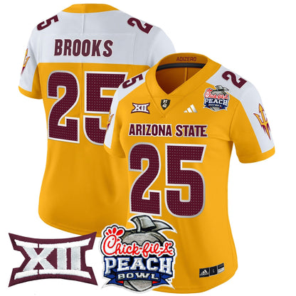 Women's ASU 2025 Peach Bowl Vapor Limited Jersey V2 - All Stitched
