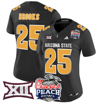 Women's ASU 2025 Peach Bowl Vapor Limited Jersey V2 - All Stitched