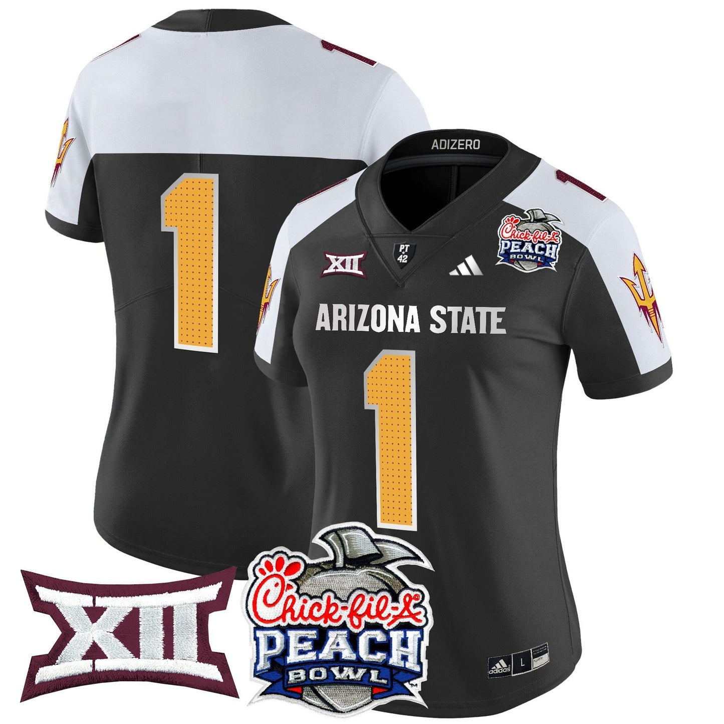 Women's ASU 2025 Peach Bowl Vapor Limited Jersey V2 - All Stitched