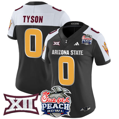 Women's ASU 2025 Peach Bowl Vapor Limited Jersey V2 - All Stitched