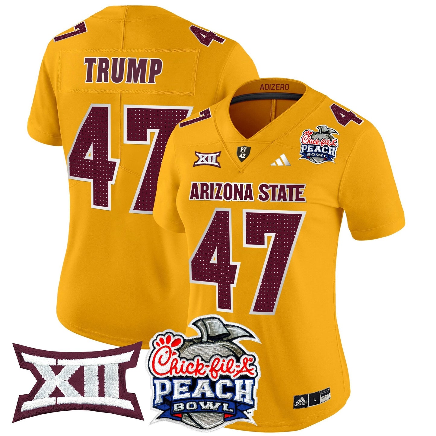 Women's ASU 2025 Peach Bowl Vapor Limited Jersey V2 - All Stitched