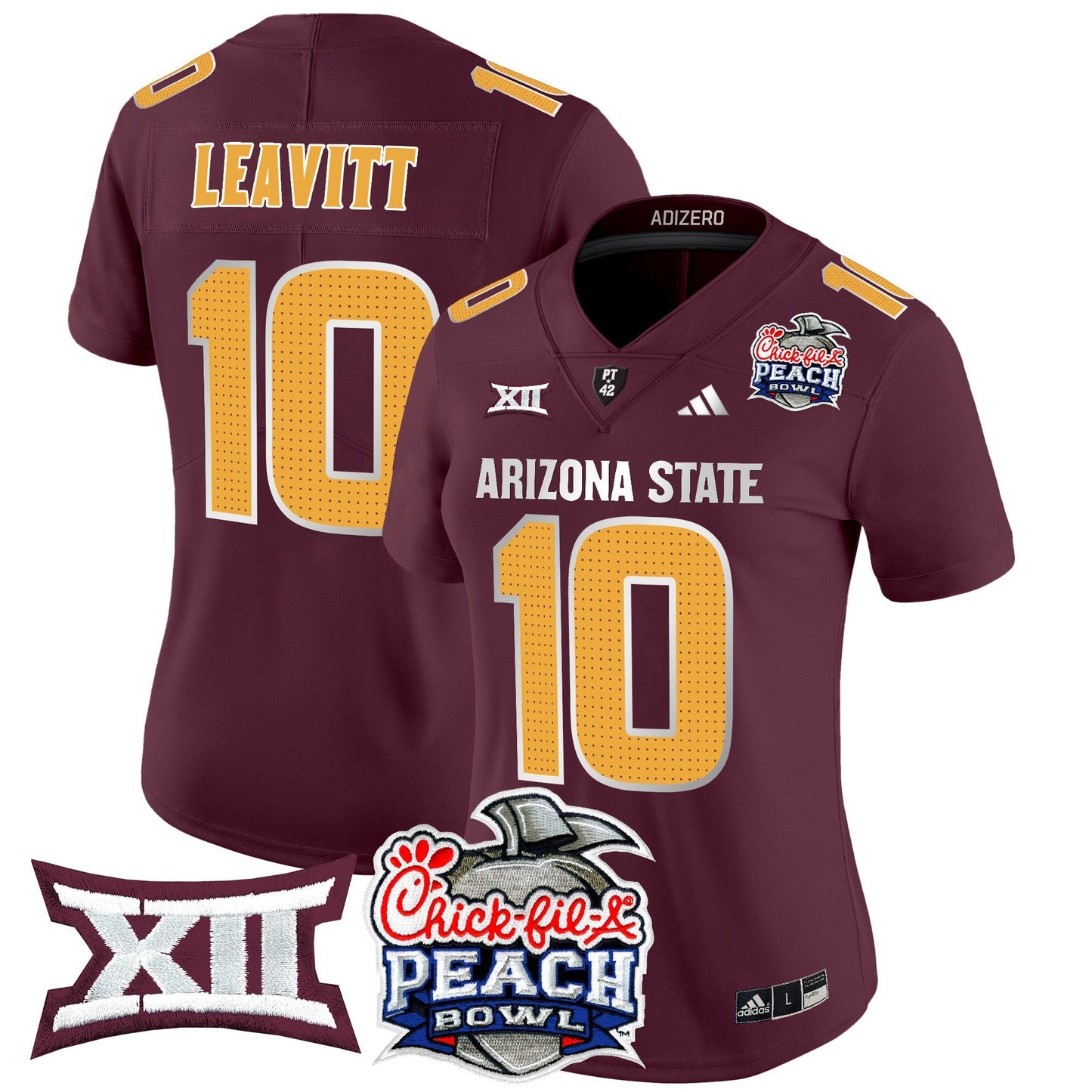 Women's ASU 2025 Peach Bowl Vapor Limited Jersey V2 - All Stitched