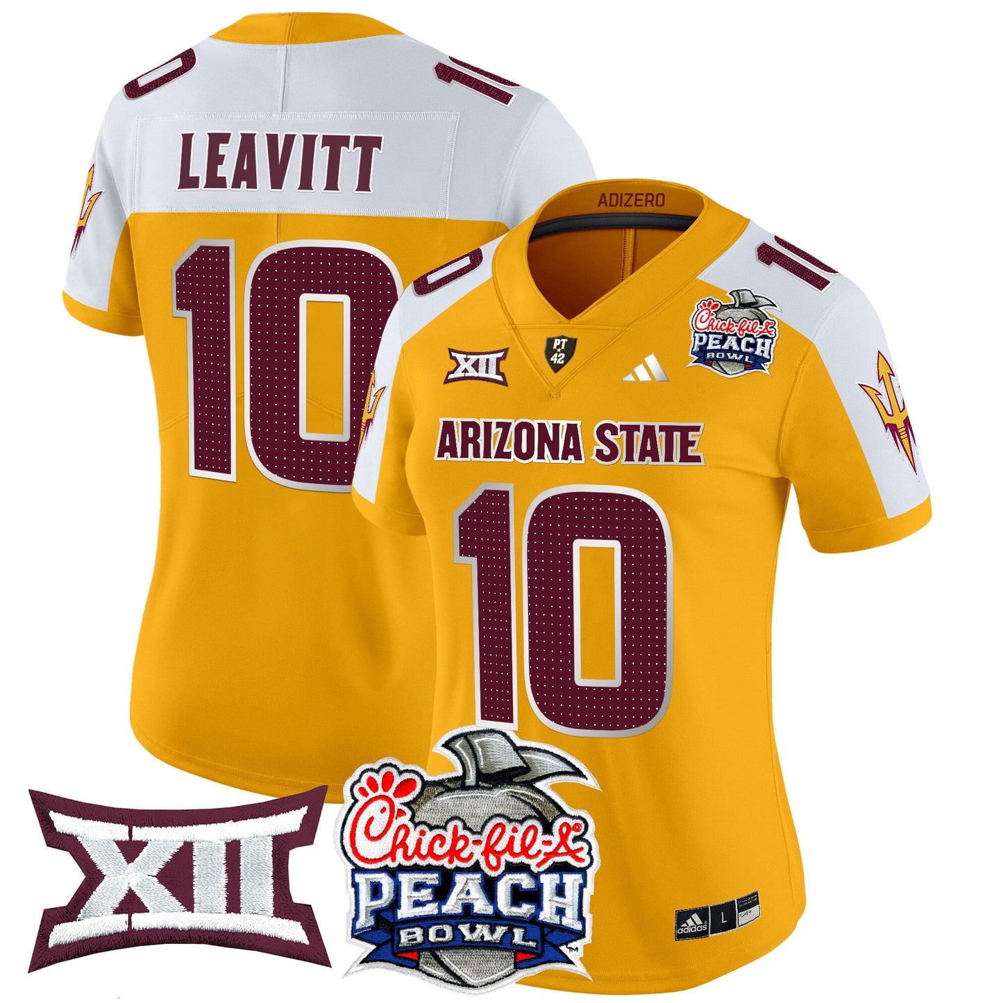 Women's ASU 2025 Peach Bowl Vapor Limited Jersey V2 - All Stitched
