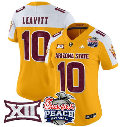 Women's ASU 2025 Peach Bowl Vapor Limited Jersey V2 - All Stitched