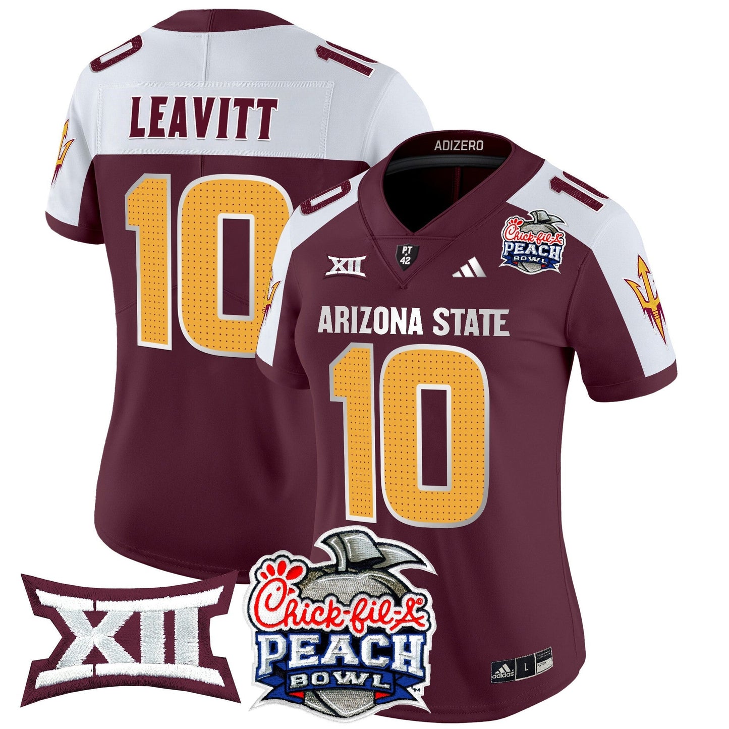 Women's ASU 2025 Peach Bowl Vapor Limited Jersey V2 - All Stitched