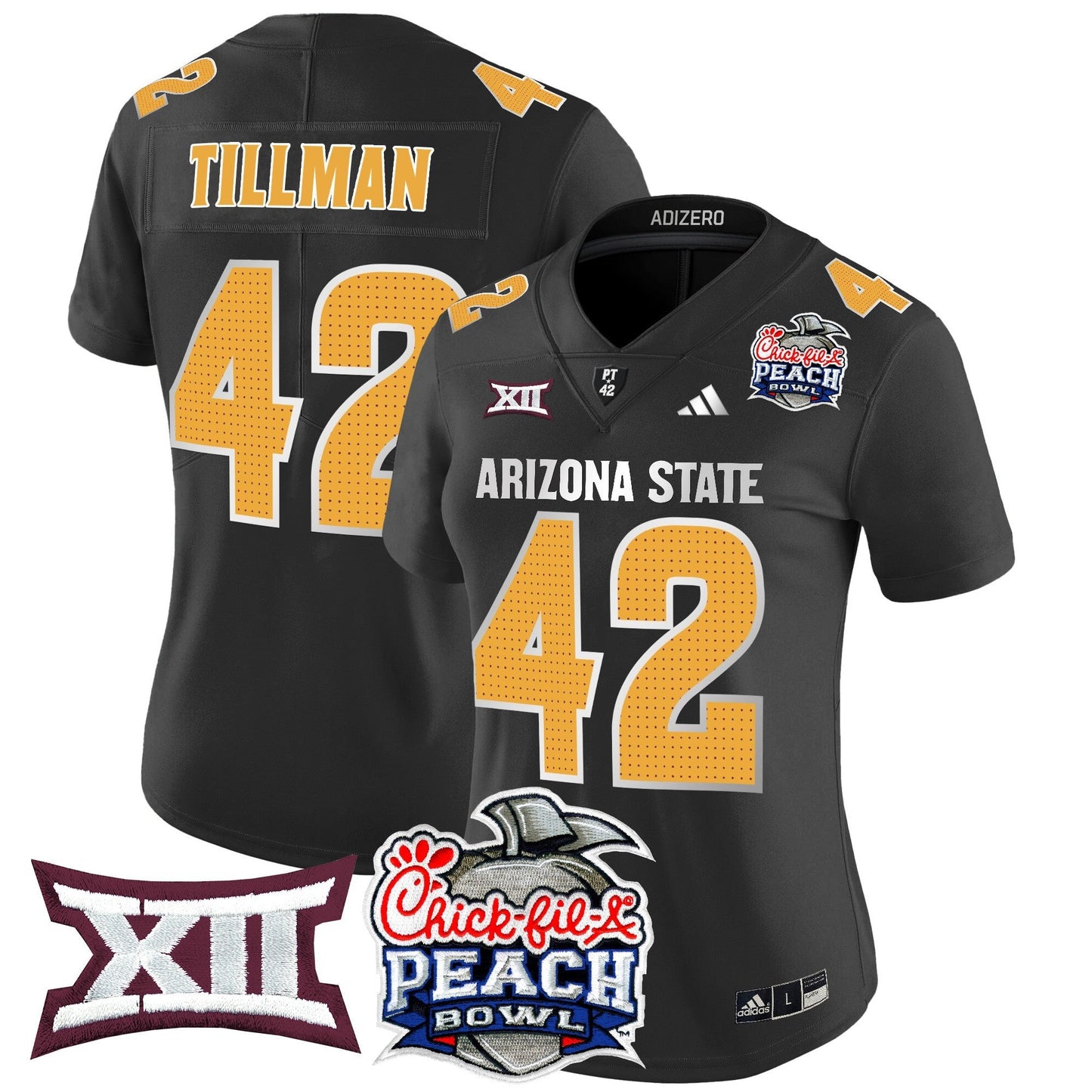 Women's ASU 2025 Peach Bowl Vapor Limited Jersey V2 - All Stitched