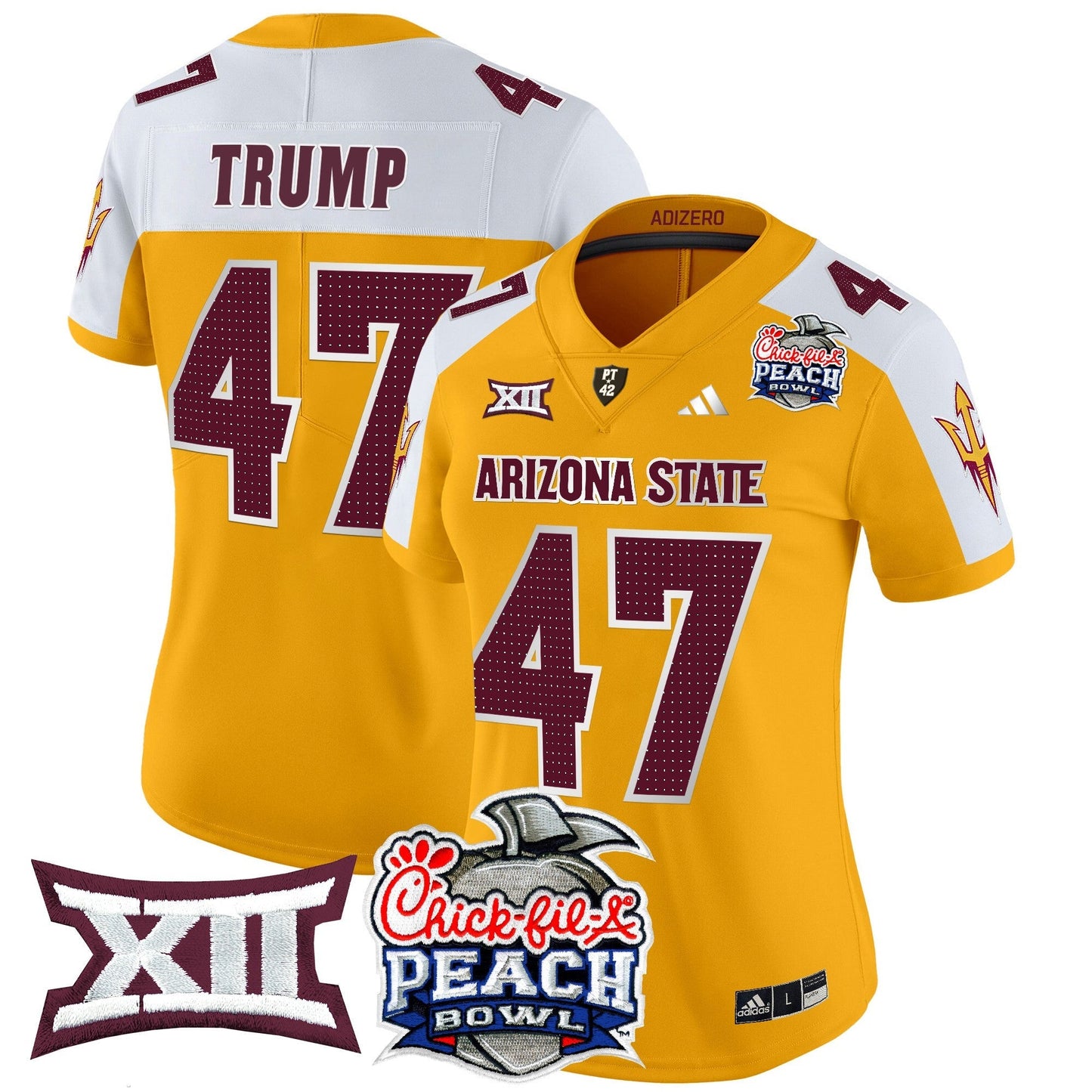 Women's ASU 2025 Peach Bowl Vapor Limited Jersey V2 - All Stitched