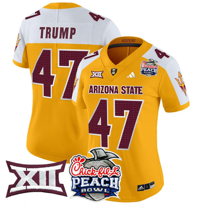 Women's ASU 2025 Peach Bowl Vapor Limited Jersey V2 - All Stitched