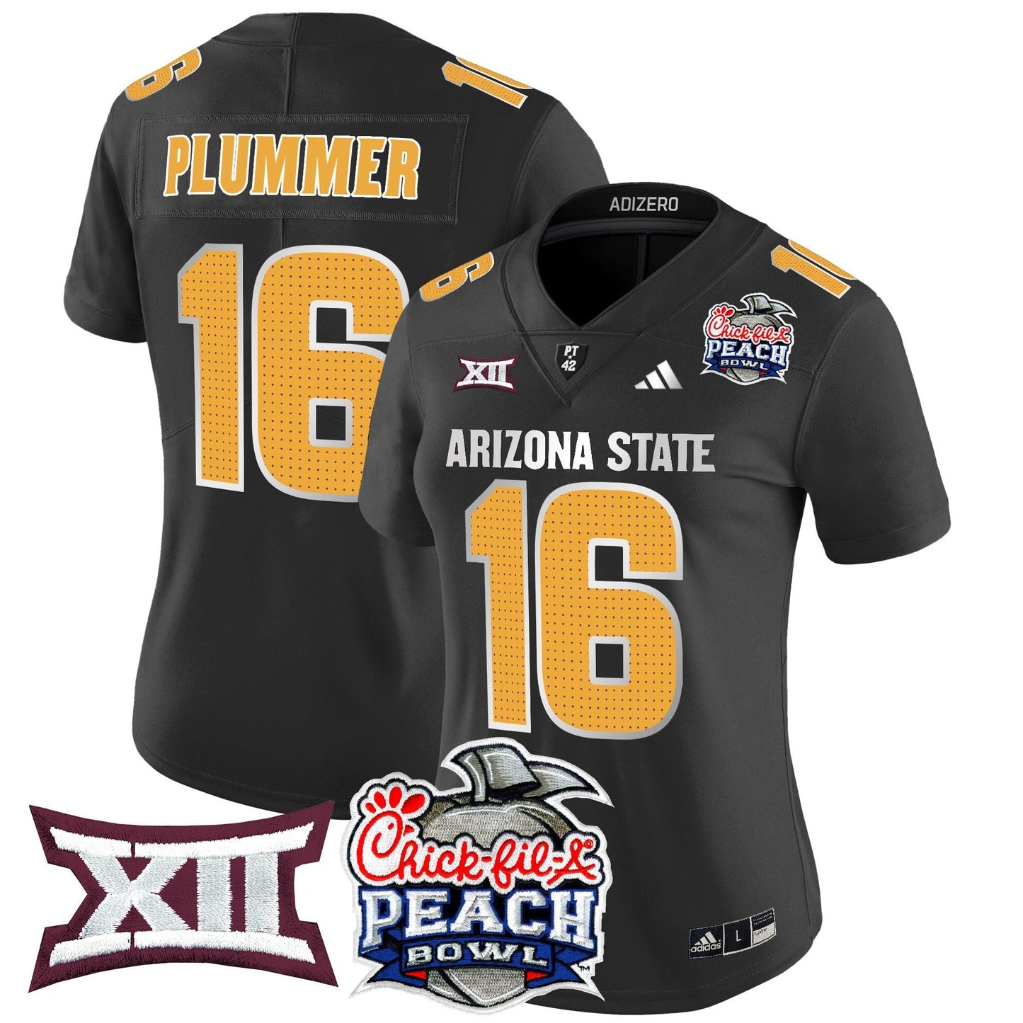 Women's ASU 2025 Peach Bowl Vapor Limited Jersey V2 - All Stitched