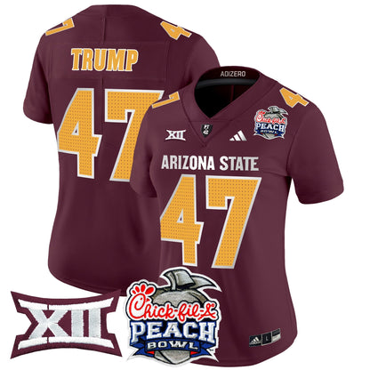 Women's ASU 2025 Peach Bowl Vapor Limited Jersey V2 - All Stitched