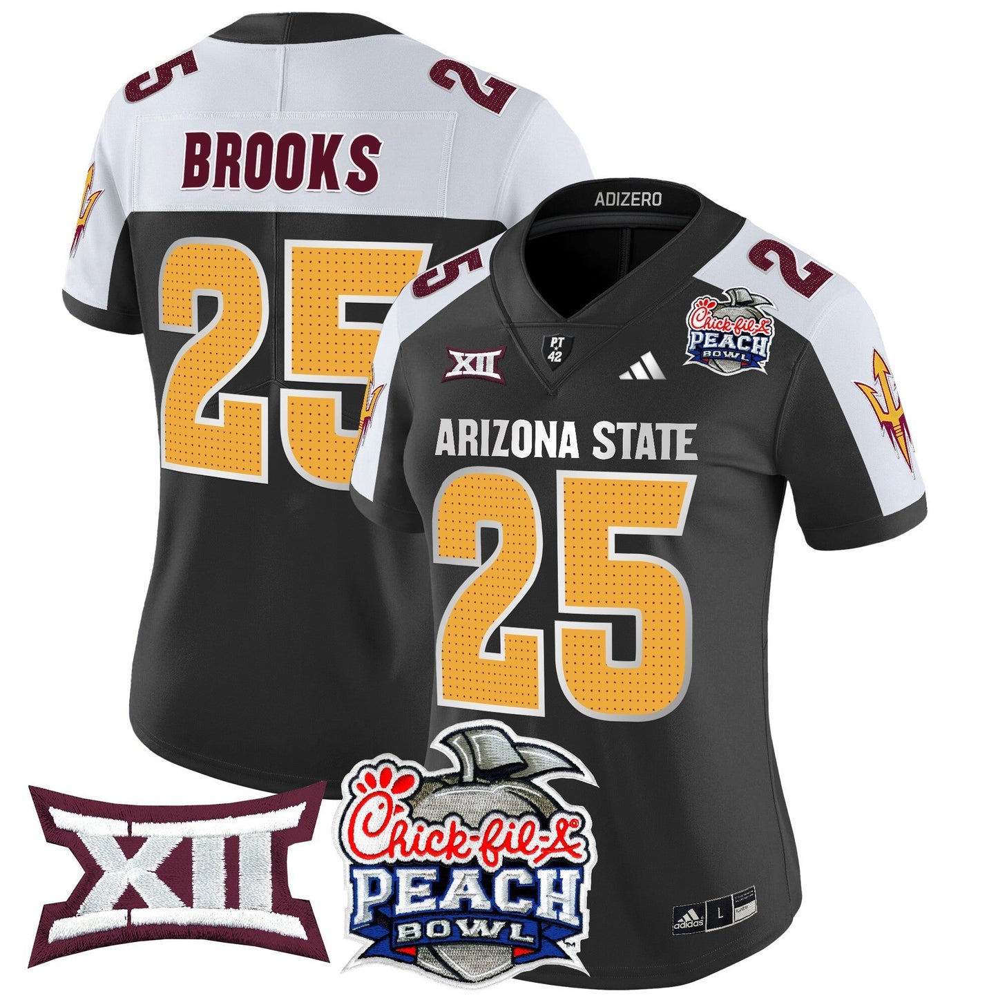 Women's ASU 2025 Peach Bowl Vapor Limited Jersey V2 - All Stitched