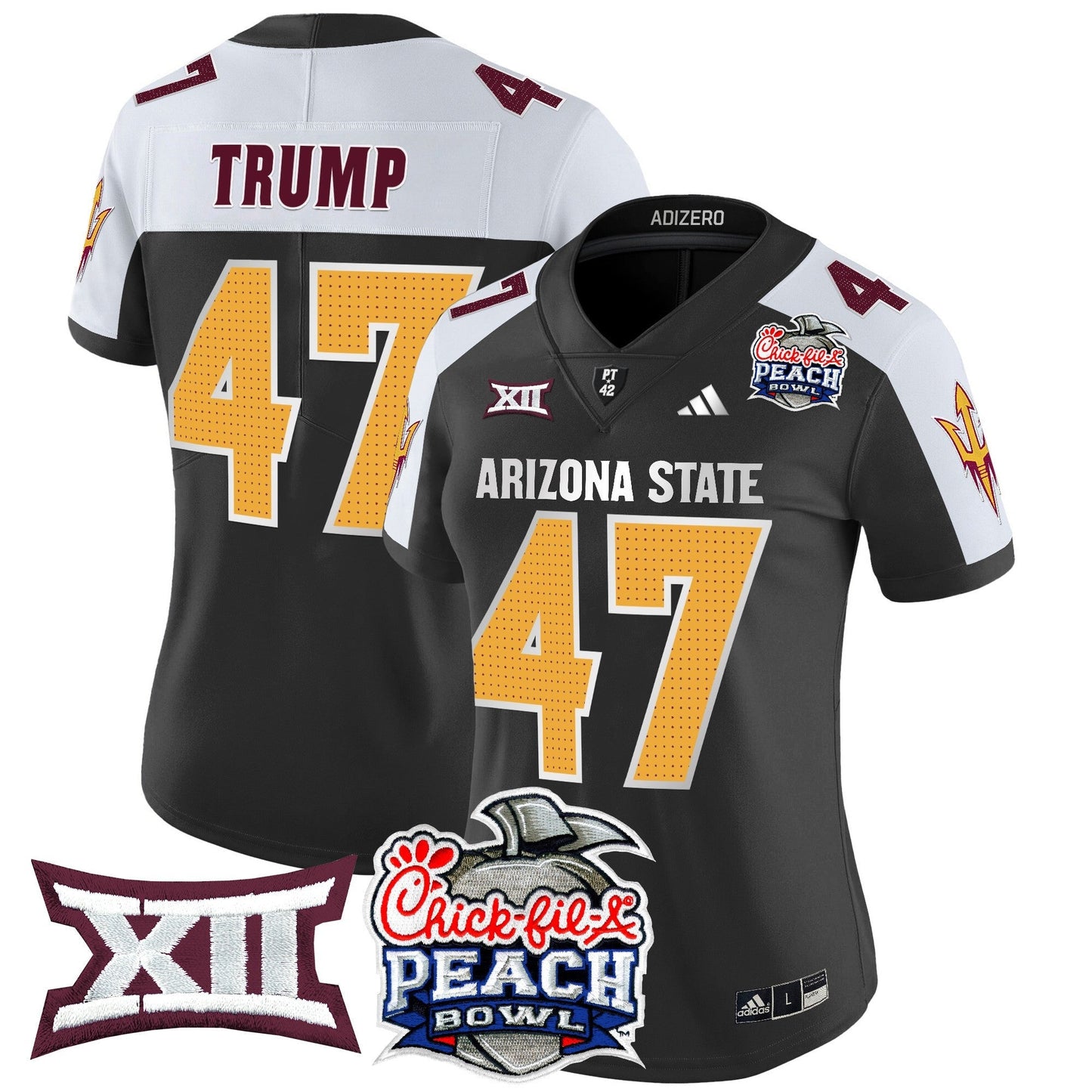 Women's ASU 2025 Peach Bowl Vapor Limited Jersey V2 - All Stitched