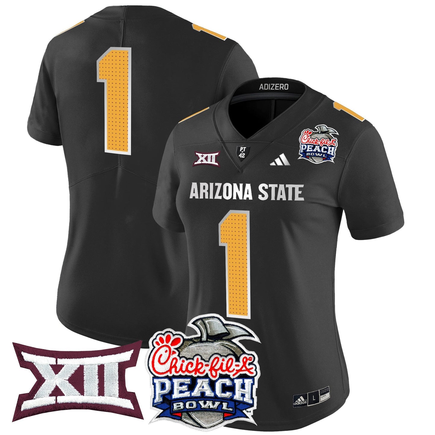 Women's ASU 2025 Peach Bowl Vapor Limited Jersey V2 - All Stitched