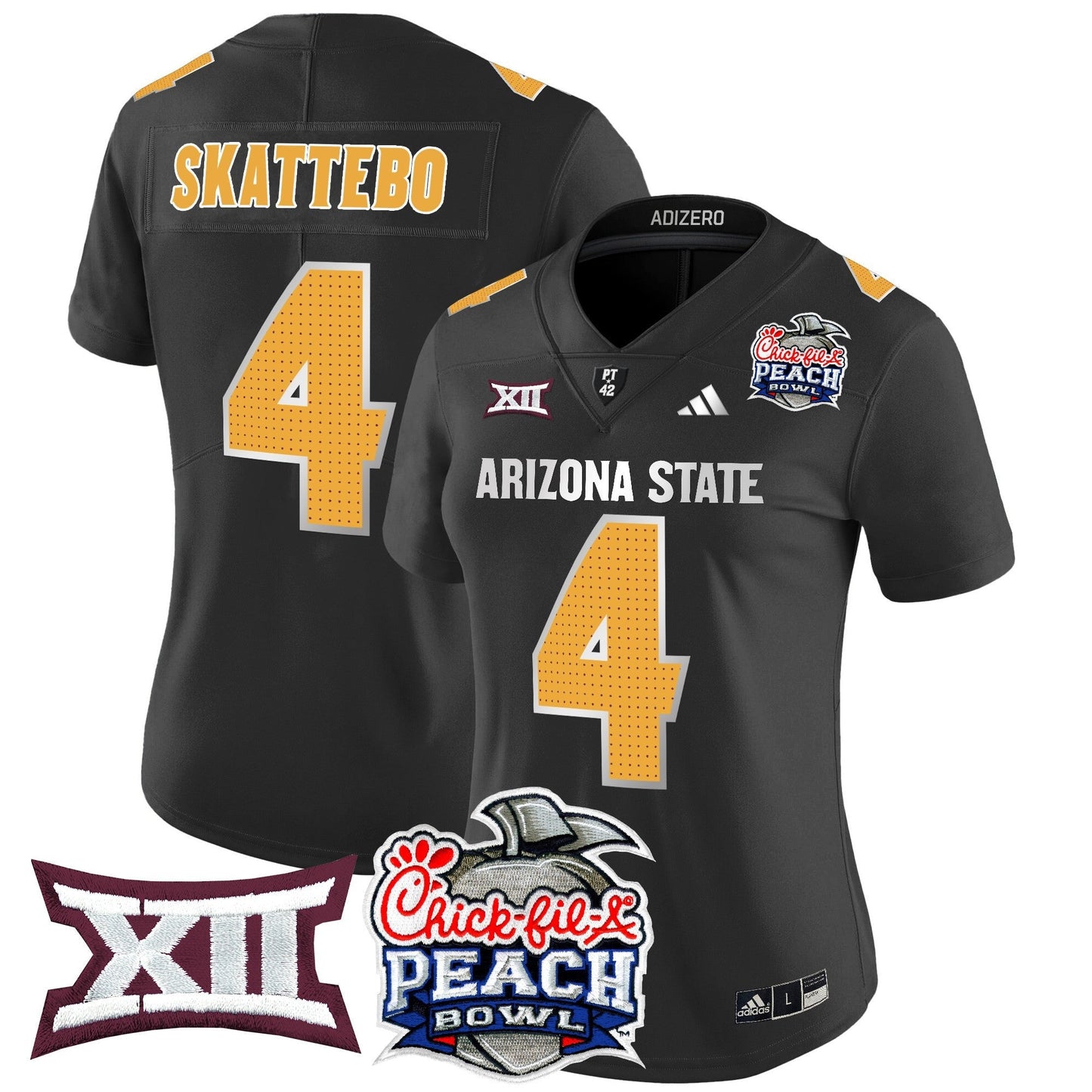 Women's ASU 2025 Peach Bowl Vapor Limited Jersey V2 - All Stitched
