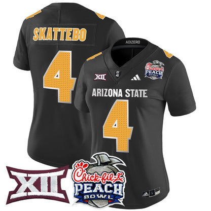 Women's ASU 2025 Peach Bowl Vapor Limited Jersey V2 - All Stitched